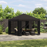 vidaXL Prieel 3 x 3 m Beige Polyester en Staal 190 gsm
