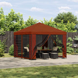 vidaXL Prieel 3 x 3 m Beige Polyester en Staal 190 gsm