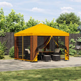 vidaXL Prieel 3 x 3 m Beige Polyester en Staal 190 gsm