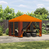vidaXL Prieel 3 x 3 m Beige Polyester en Staal 190 gsm