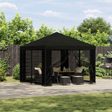 vidaXL Prieel 3 x 3 m Beige Polyester en Staal 190 gsm