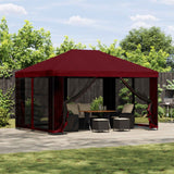 vidaXL Prieel 4 × 3 m Beige Polyester en Staal 190 gsm