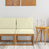 vidaXL Buiten Midden Sofa Massief Acacia Hout Naturel