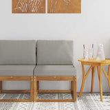 vidaXL Buiten Midden Sofa Massief Acacia Hout Naturel