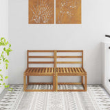 vidaXL Buiten Midden Sofa Massief Acacia Hout Naturel