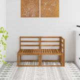 vidaXL Buiten Midden Sofa Massief Acacia Hout Naturel