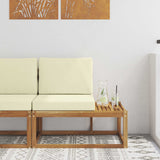 vidaXL Buiten Midden Sofa Massief Acacia Hout Naturel