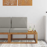 vidaXL Buiten Midden Sofa Massief Acacia Hout Naturel