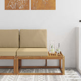 vidaXL Buiten Midden Sofa Massief Acacia Hout Naturel