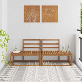 vidaXL Buiten Midden Sofa Massief Acacia Hout Naturel