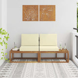 vidaXL Buiten Midden Sofa Massief Acacia Hout Naturel