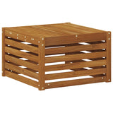 vidaXL Garden Table Solid Acacia Wood Natural 59 x 59 x 37 cm