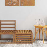 vidaXL Garden Table Solid Acacia Wood Natural 59 x 59 x 37 cm