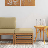 vidaXL Garden Table Solid Acacia Wood Natural 59 x 59 x 37 cm