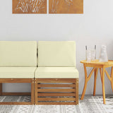 vidaXL Garden Table Solid Acacia Wood Natural 59 x 59 x 37 cm
