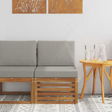vidaXL Garden Table Solid Acacia Wood Natural 59 x 59 x 37 cm