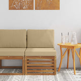 vidaXL Garden Table Solid Acacia Wood Natural 59 x 59 x 37 cm