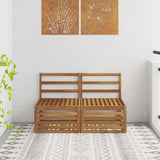 vidaXL Garden Table Solid Acacia Wood Natural 59 x 59 x 37 cm