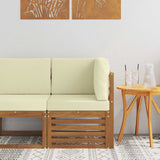 vidaXL Garden Table Solid Acacia Wood Natural 59 x 59 x 37 cm