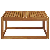 vidaXL Outdoor Ottoman Solid Acacia Wood Natural