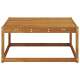 vidaXL Outdoor Ottoman Solid Acacia Wood Natural