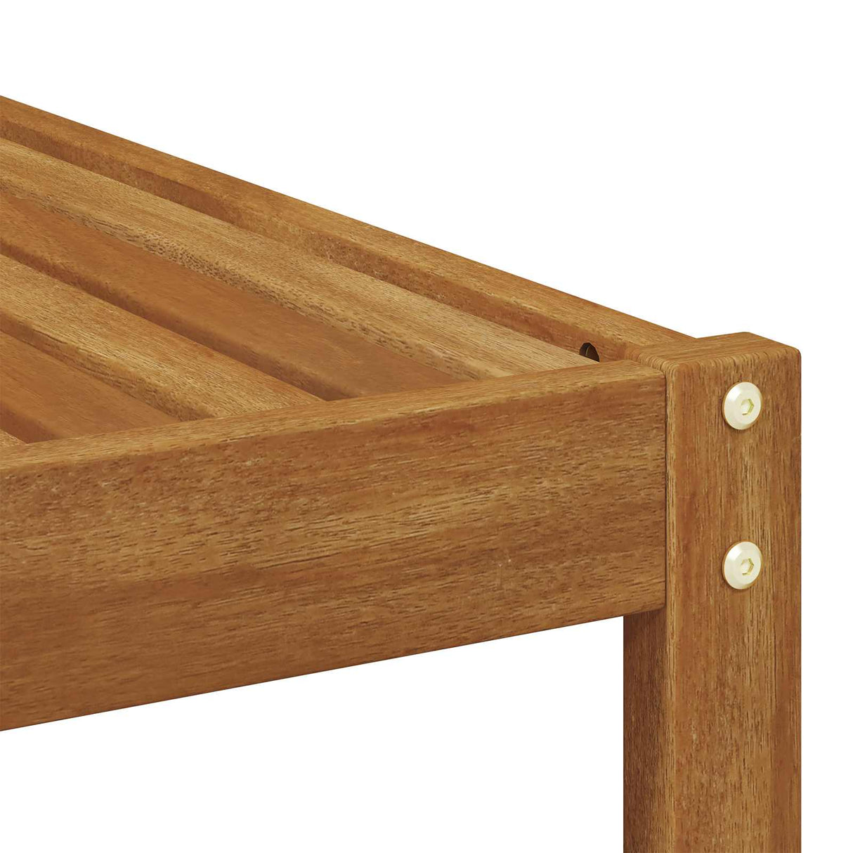 vidaXL Outdoor Ottoman Solid Acacia Wood Natural