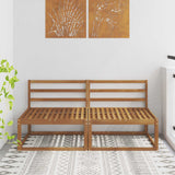 vidaXL Outdoor Ottoman Solid Acacia Wood Natural