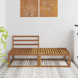vidaXL Outdoor Ottoman Solid Acacia Wood Natural