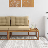 vidaXL Outdoor Ottoman Solid Acacia Wood Natural