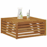 vidaXL Outdoor Footstool Solid Acacia Wood Natural