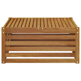 vidaXL Outdoor Footstool Solid Acacia Wood Natural