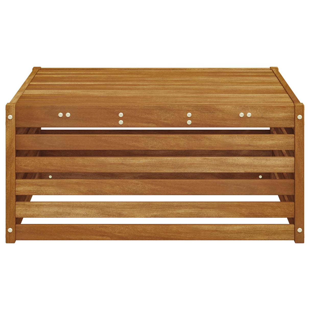 vidaXL Outdoor Footstool Solid Acacia Wood Natural