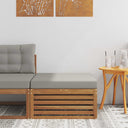 vidaXL Outdoor Footstool Solid Acacia Wood Natural