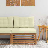 vidaXL Outdoor Footstool Solid Acacia Wood Natural