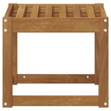 vidaXL Wooden Stool Bench Natural 43 x 43 x 37 cm Solid Acacia Wood