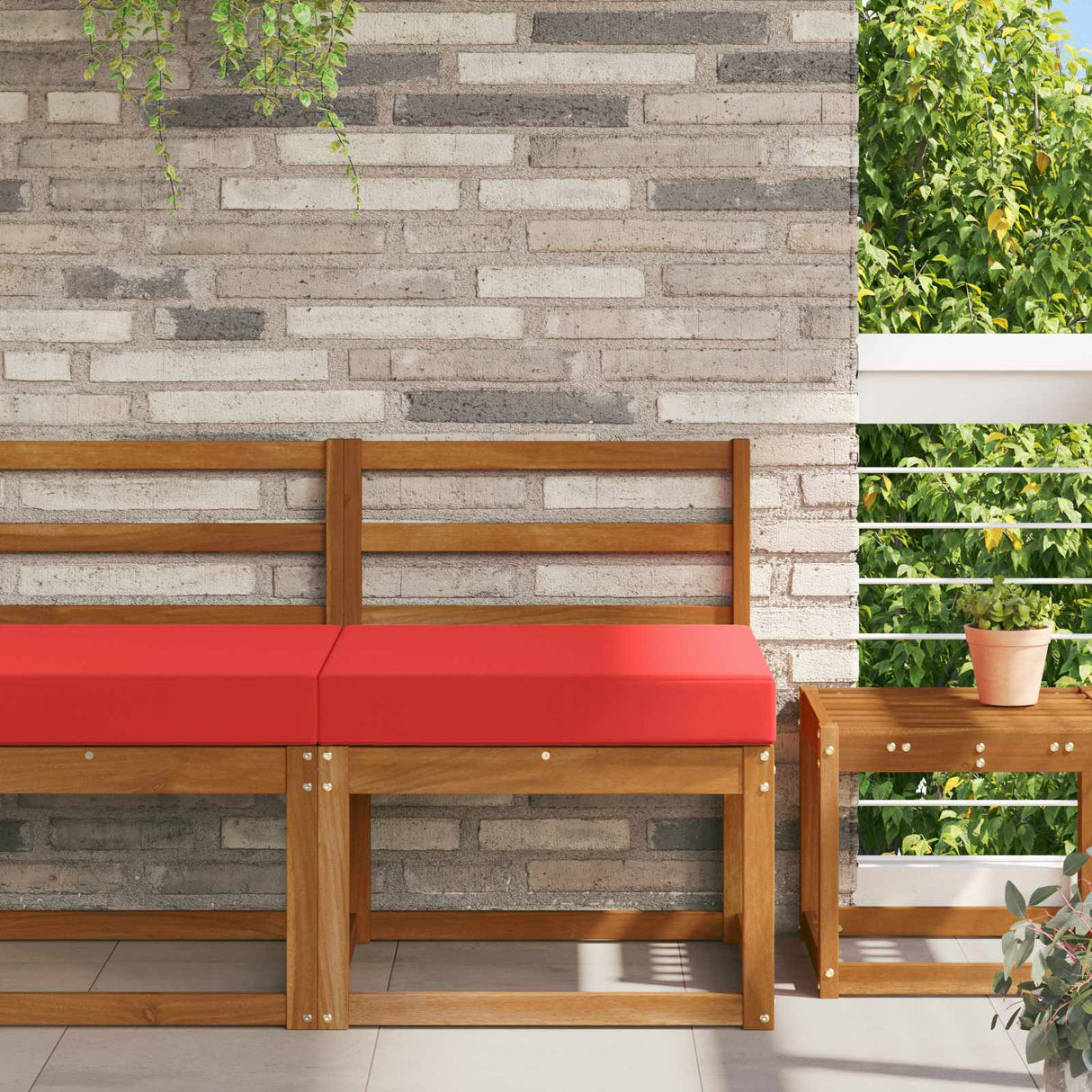 vidaXL Buitenbankkussen Antraciet 60 x 60 x 8 cm Polyester