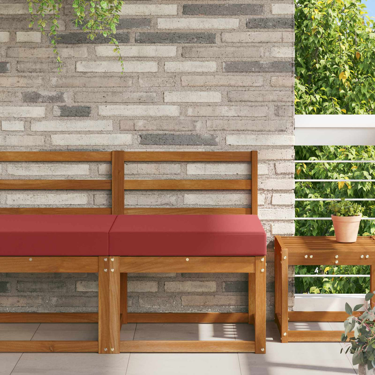vidaXL Buitenbankkussen Antraciet 60 x 60 x 8 cm Polyester