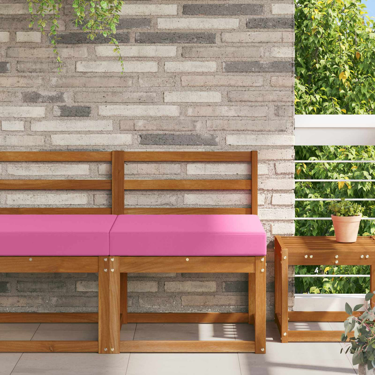 vidaXL Buitenbankkussen Antraciet 60 x 60 x 8 cm Polyester