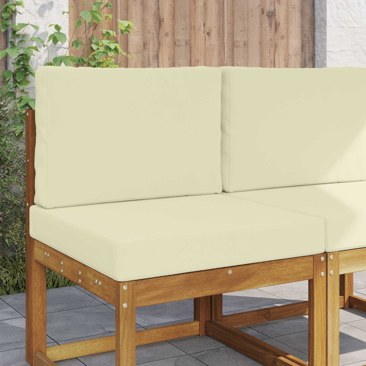 vidaXL Buitenbankkussen Antraciet 60 x 60 x 8 cm Polyester