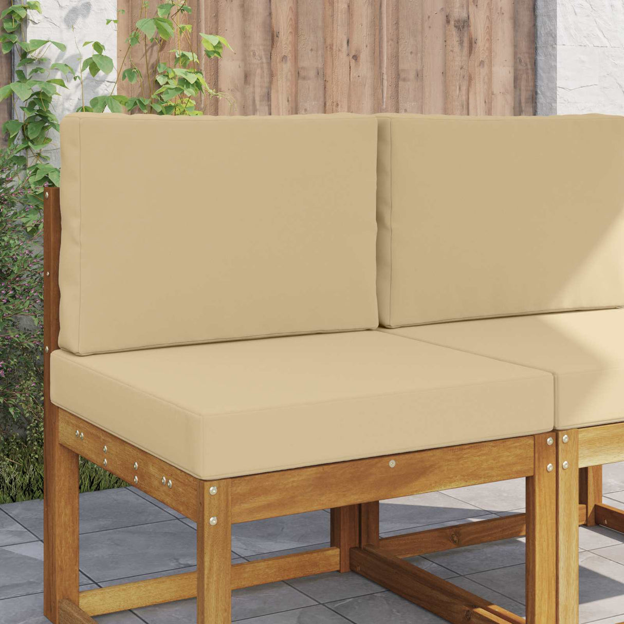 vidaXL Buitenbankkussen Antraciet 60 x 60 x 8 cm Polyester