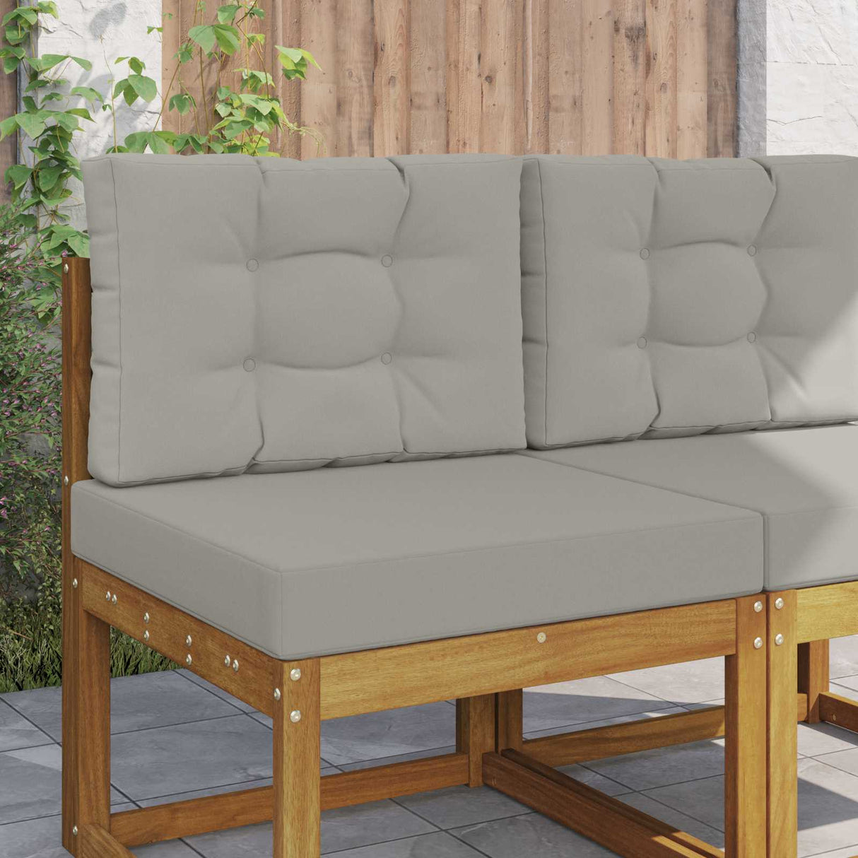 vidaXL Buitenbankkussen Antraciet 60 x 60 x 8 cm Polyester