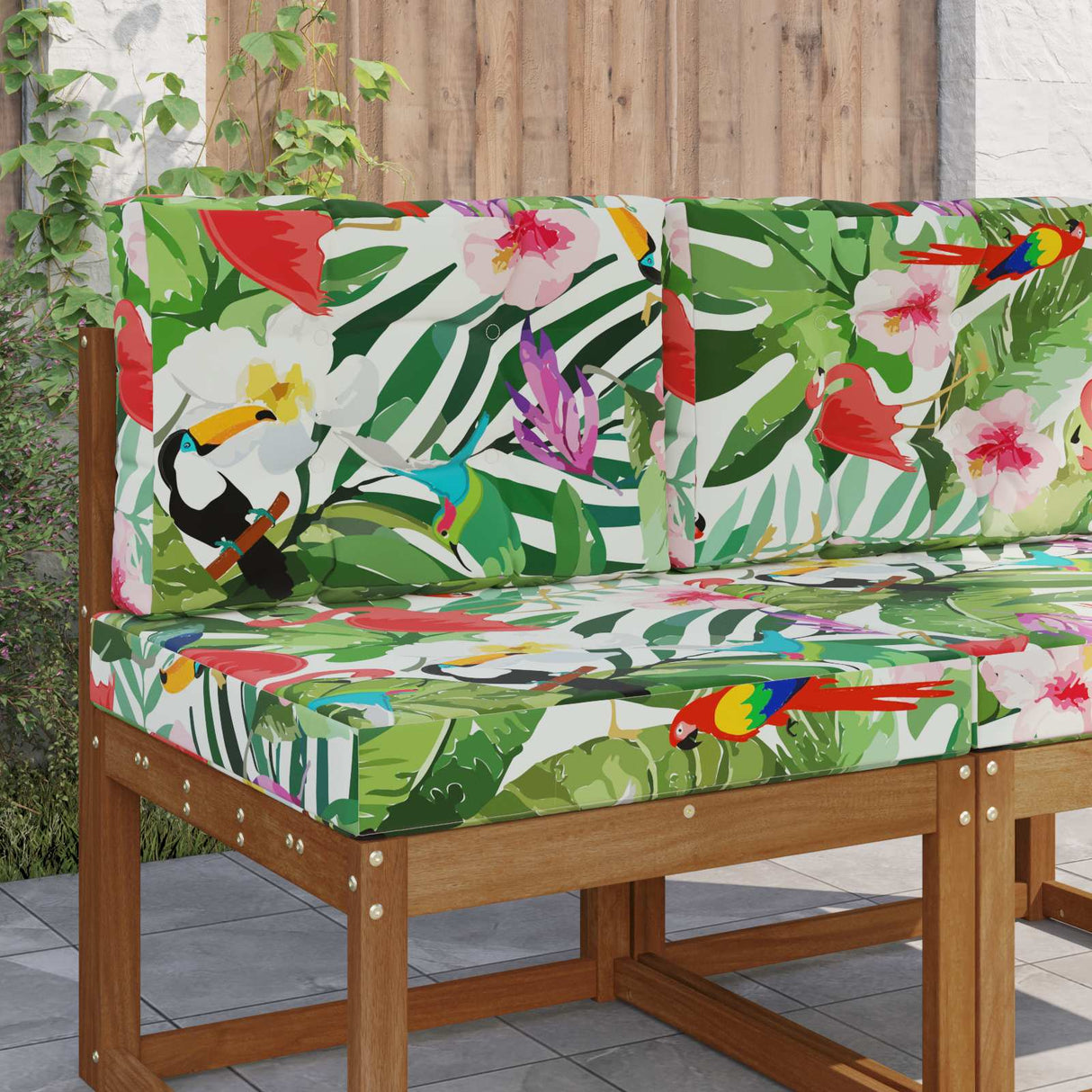 vidaXL Buitenbankkussen Antraciet 60 x 60 x 8 cm Polyester