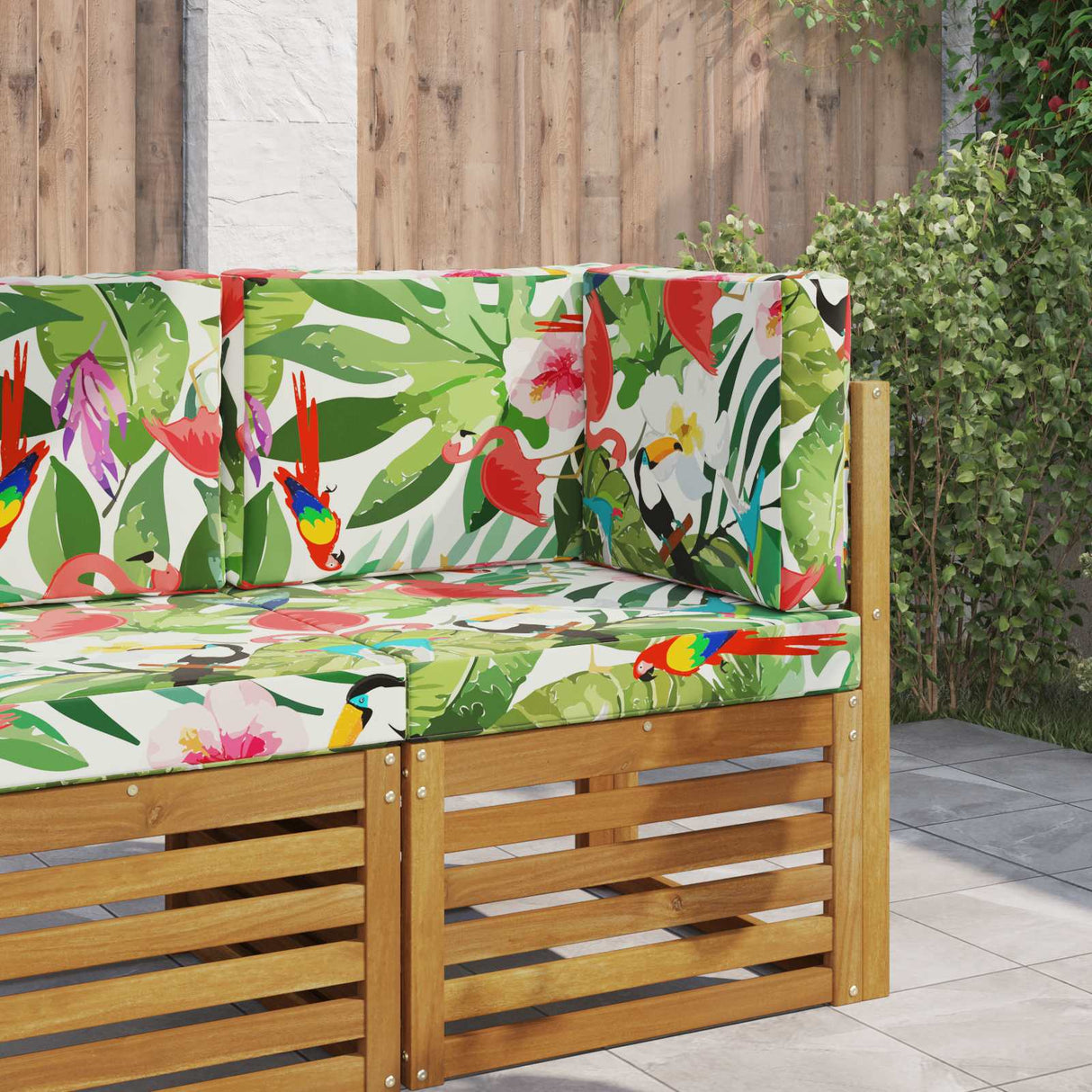 vidaXL Buitenbankkussen Antraciet 60 x 60 x 8 cm Polyester
