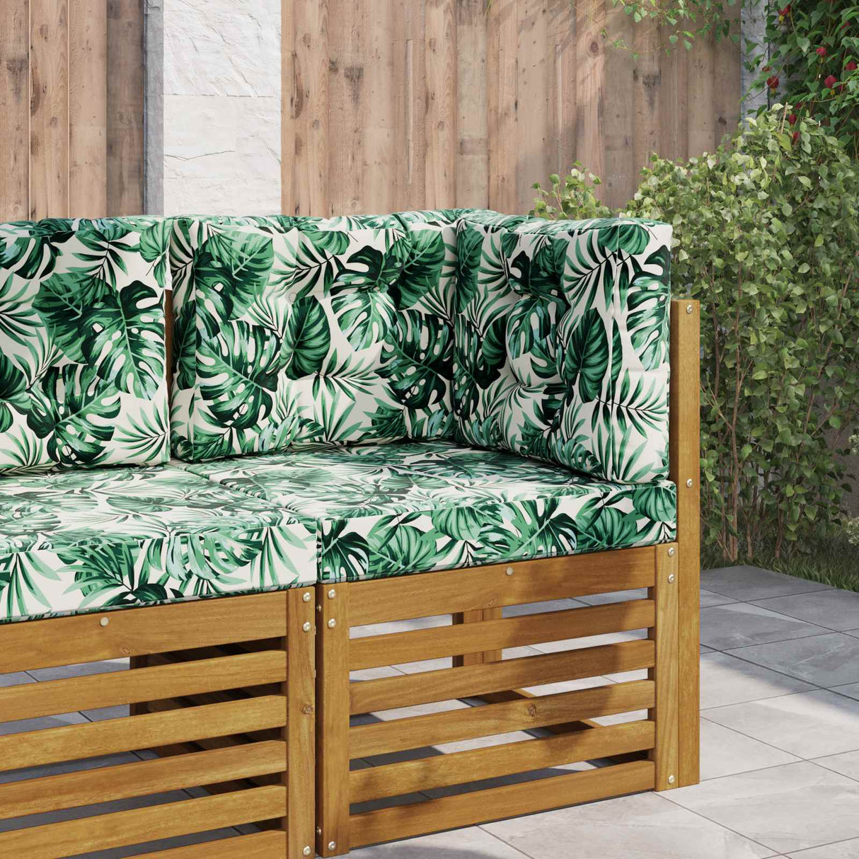 vidaXL Buitenbankkussen Antraciet 60 x 60 x 8 cm Polyester