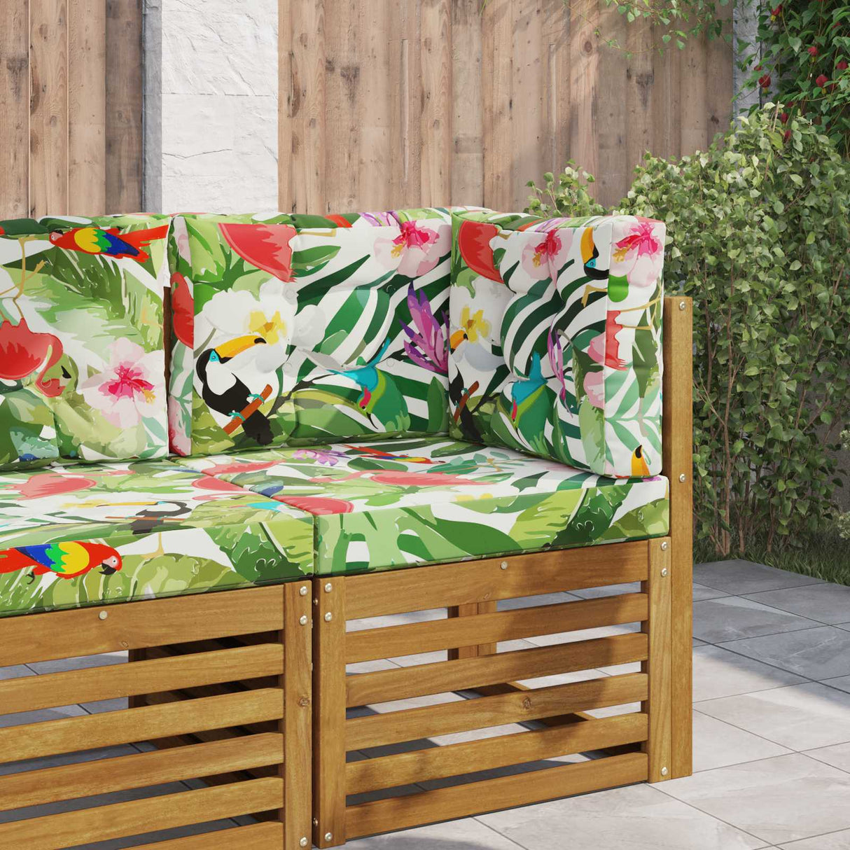 vidaXL Buitenbankkussen Antraciet 60 x 60 x 8 cm Polyester