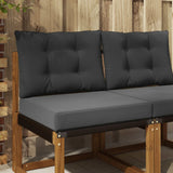vidaXL Buitenbankkussen Antraciet 60 x 60 x 8 cm Polyester
