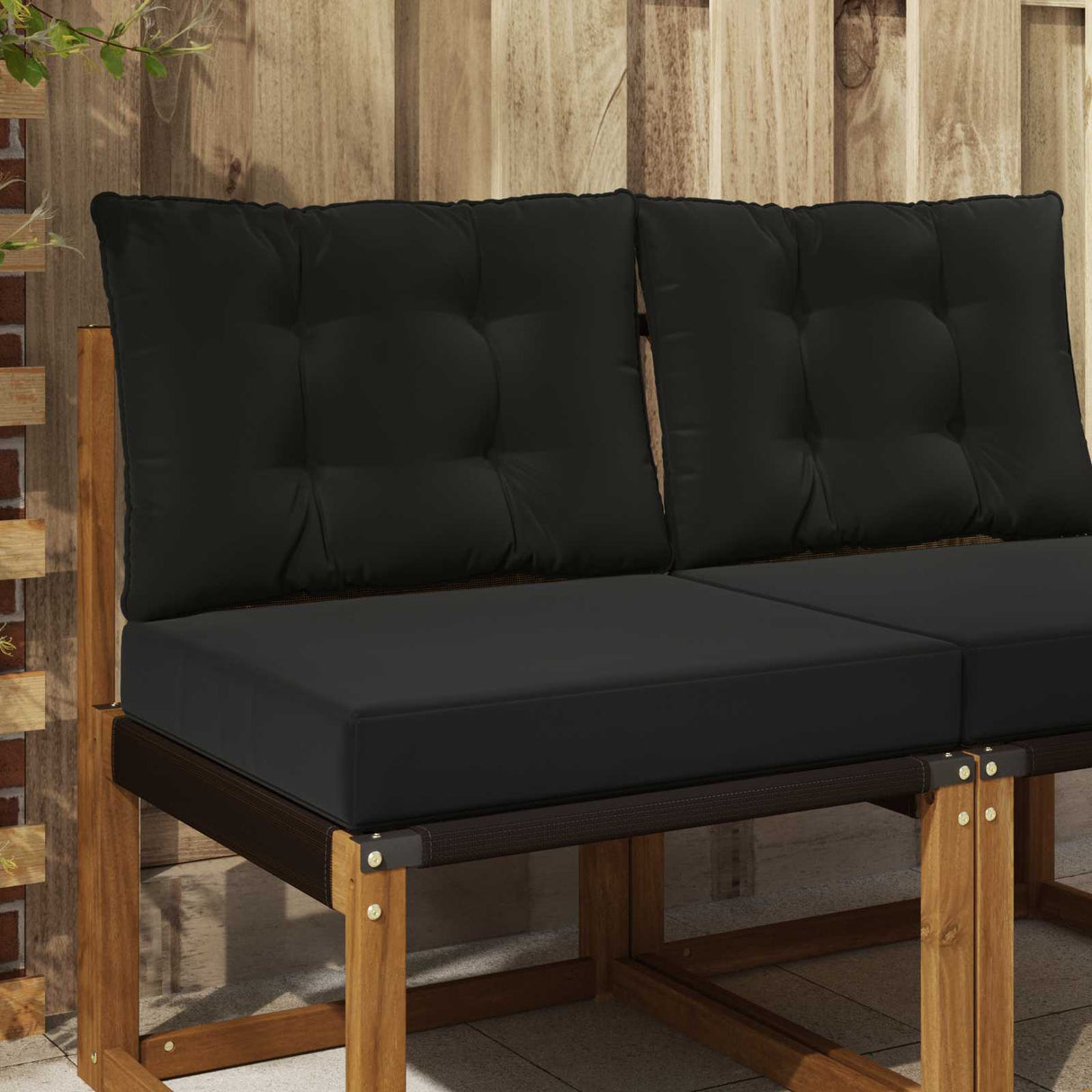 vidaXL Buitenbankkussen Antraciet 60 x 60 x 8 cm Polyester