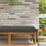 vidaXL Buitenbankkussen Antraciet 60 x 60 x 8 cm Polyester