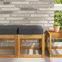 vidaXL Buitenstoel Kussen Antraciet 40 x 40 x 8 cm 100% Polyester