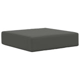 vidaXL Buitenstoel Kussen Antraciet 40 x 40 x 8 cm 100% Polyester